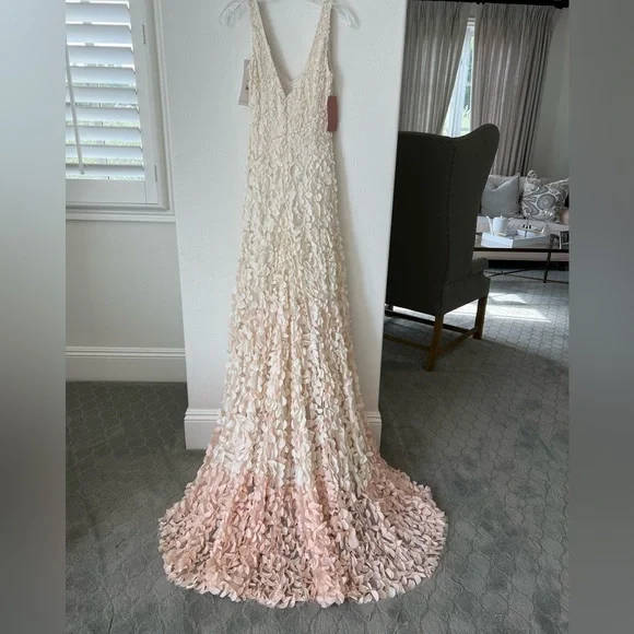 NWT BHLDN Anthropologie Theia Emma Cherry Blossom Wedding Prom Gown 2 NWT $2195 - Picture 11 of 15